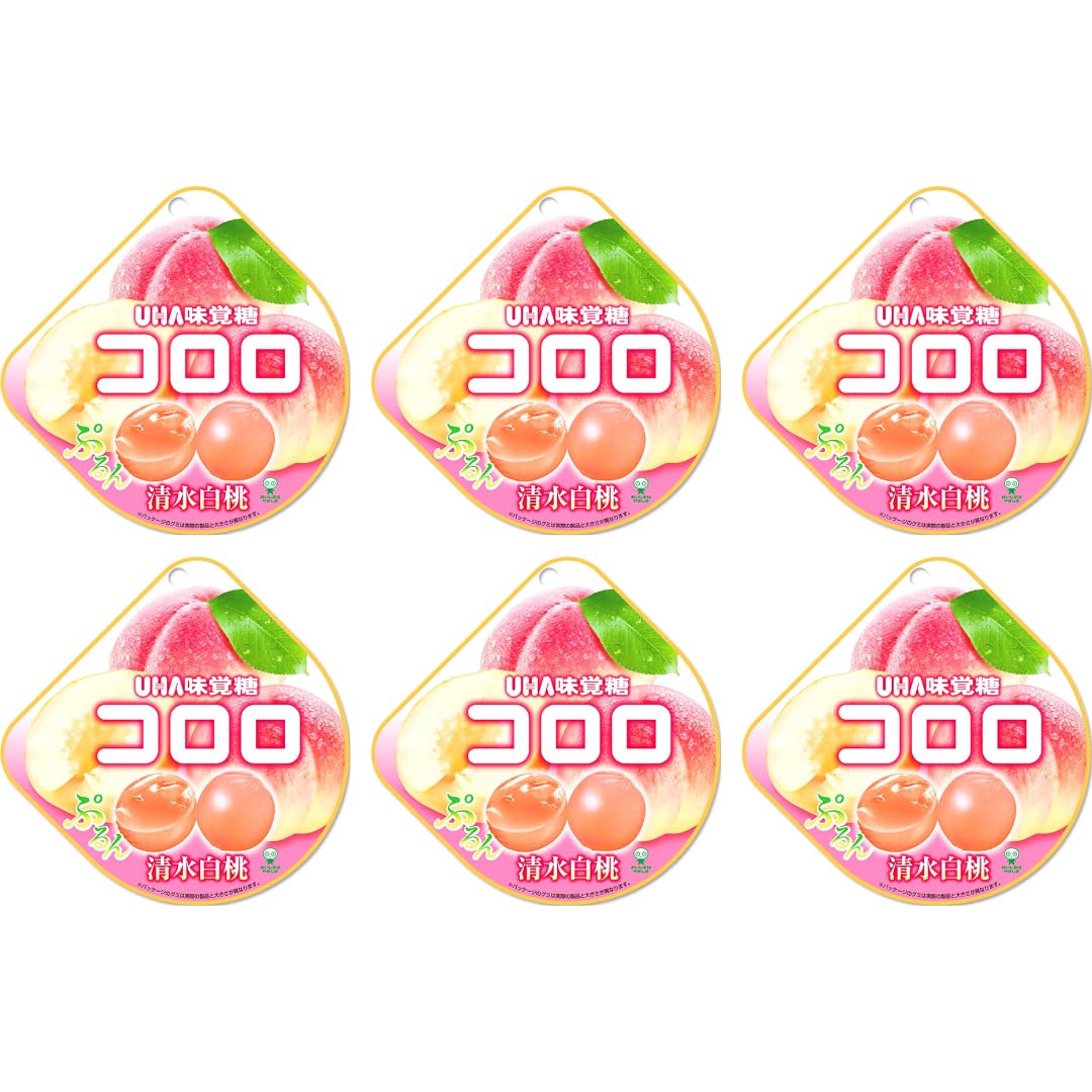 Amazon.com : Japanese Fruits Gummy Candy KORORO Peach Gummies 1.69